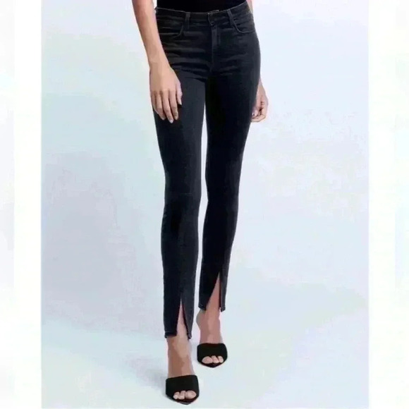 L'AGENCE Black split ankle jeans size 27 - Picture 9 of 9